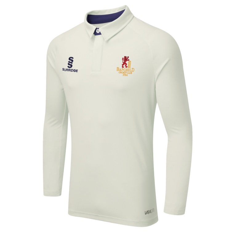 BAPCHILD CC Ergo Long Sleeve Cricket Shirt Navy