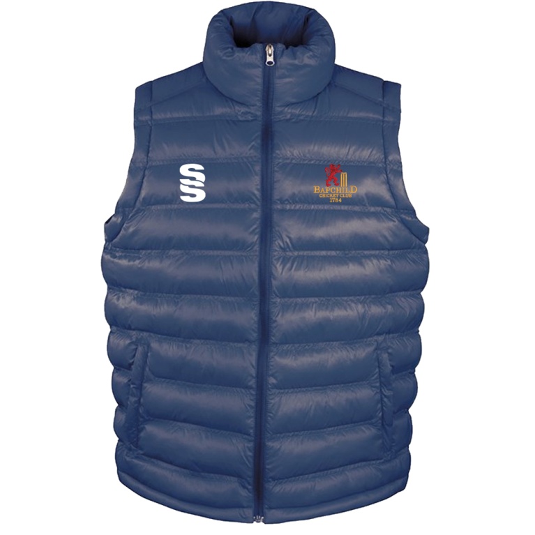 BAPCHILD CC Padded Gilet : Navy