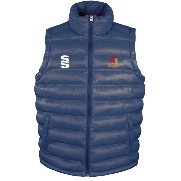 BAPCHILD CC Padded Gilet : Navy